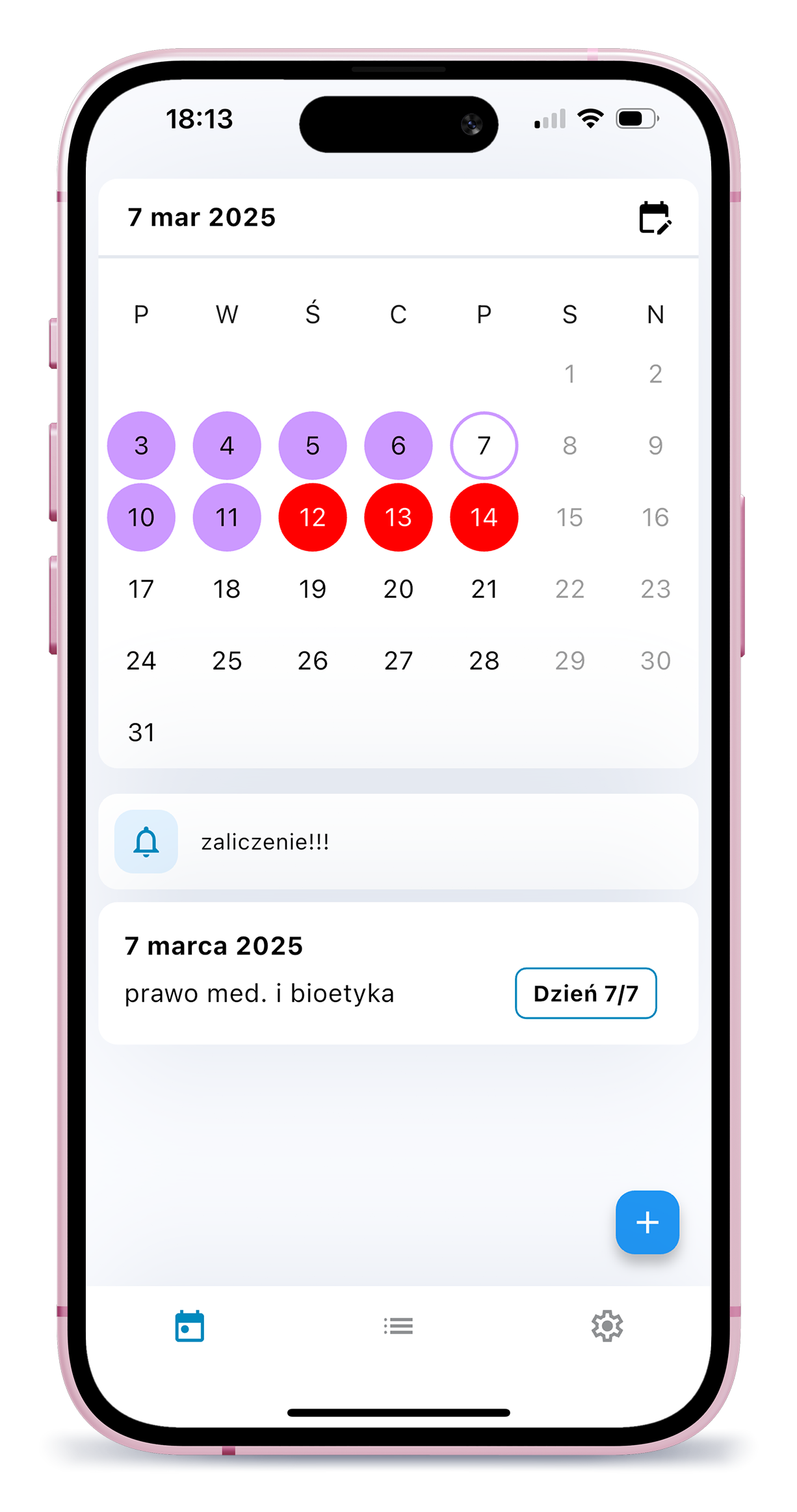 Przypomnienia w kalendarzu